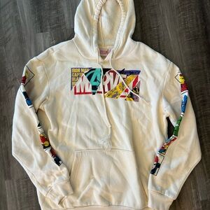 Marvel Off White Graphic Sweater with Bold Design